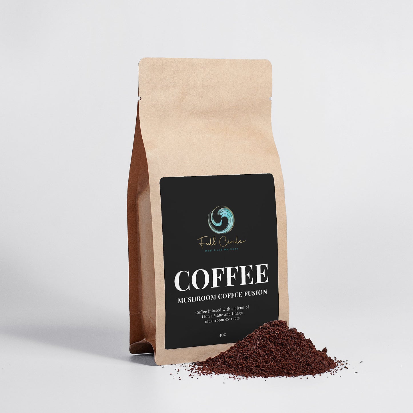 Mushroom Coffee Fusion - Lion’s Mane & Chaga 4oz