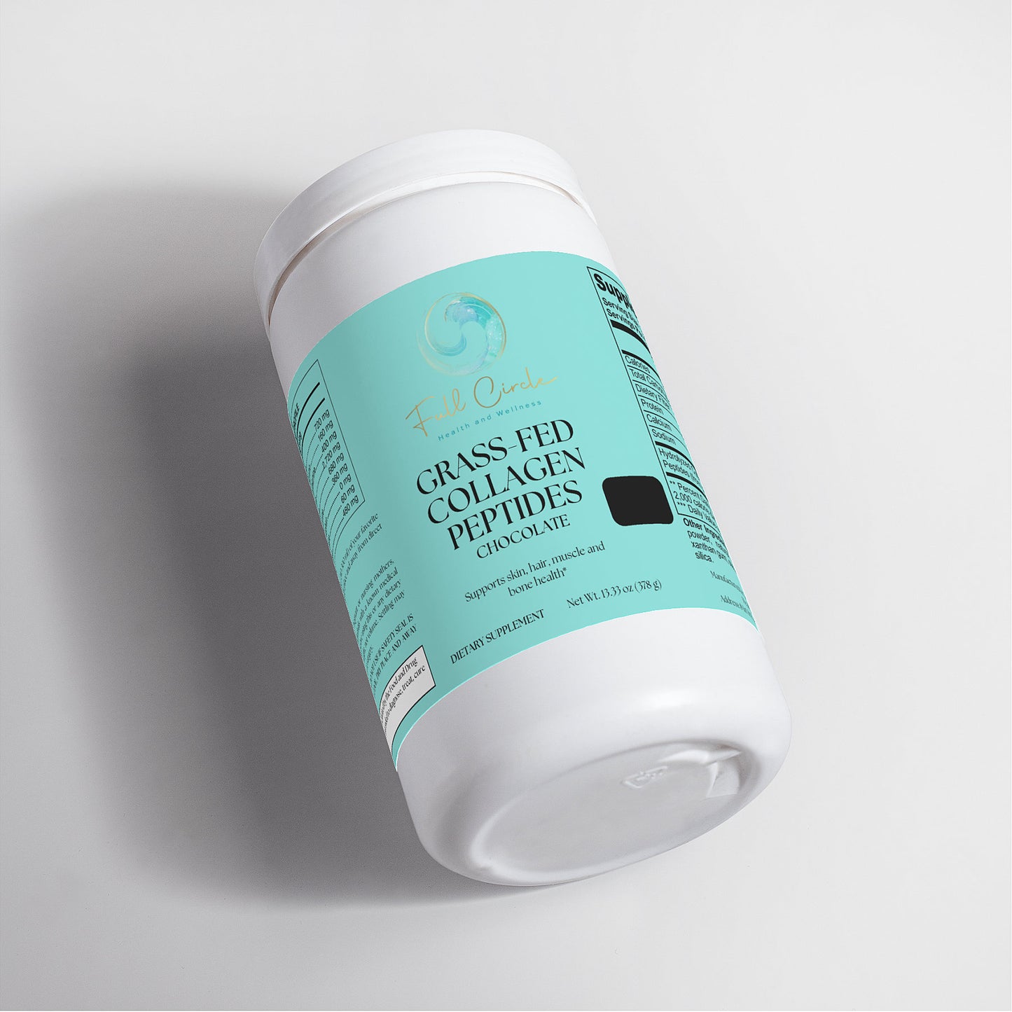 Grass-Fed Collagen Peptides Powder (Chocolate)